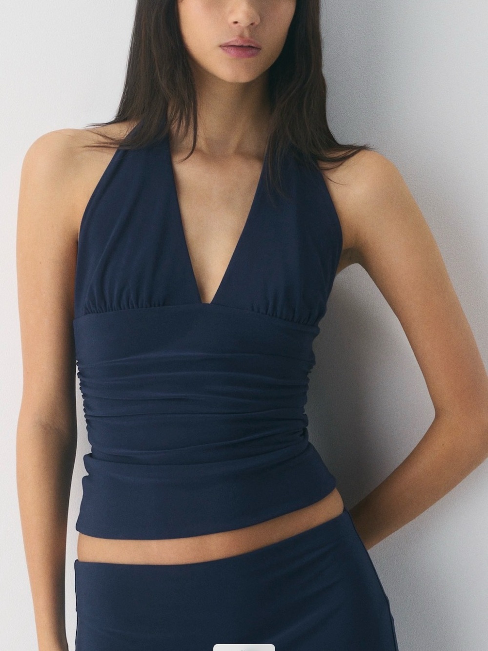 Aritzia Smooth Matter Wylder Halter Top
Size Small
Color Admiral
Never worn
